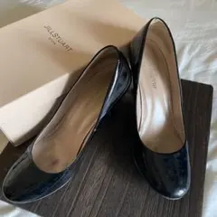 エナメルパンプス 黒　ジルスチュアート