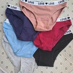 6p枚セット L LOVE文字　ショーツまとめ売り