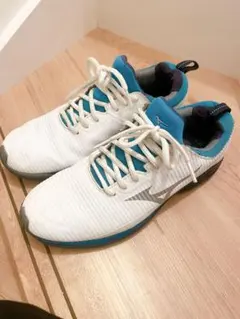 Mizuno ミズノ ゴルフシューズ メンズ 白 スパイクシューズ