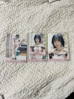 イコラブ=LOVE 野口衣織 ラブソングに襲われる ピンクニット 生写真 コンプ