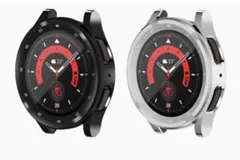 1点限り✨早い者勝ち❗️スマートウォッチケース 45mm 黒 シルバー 2個セット