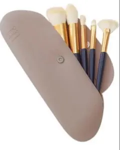 携帯便利❣️メイクブラシポーチ メイクブラシケース 化粧筆ポーチ シリコン製 収納