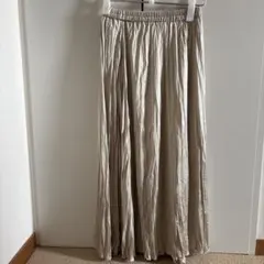 LOWRYSFARM ロングスカート クリーム色