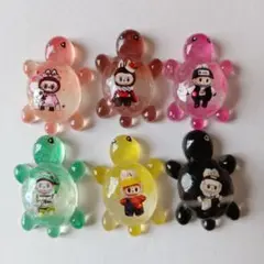 ラブブ亀ちゃんデコパ 6個セット