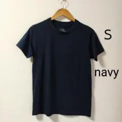 WORKMAN半袖Tシャツ31 Ｓ ネイビー FINE ASSIST 春夏 無地のサムネイル