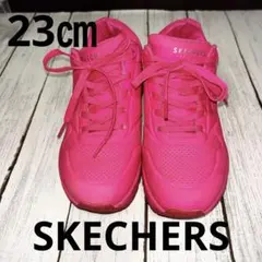【SKECHERS】ピンク　スニーカー23㎝【スケッチャーズ】