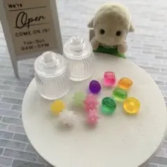 ミニチュア　　金平糖＆ドロップ