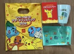 マクドナルドポケモンサマーチャンスバッグ 2026 グッズ３点セット グッズのみのサムネイル