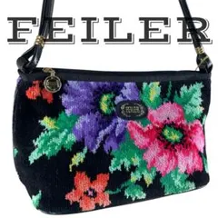 【美品】 FEILER ハンドバッグ ミニバッグ 花柄 タグ付き