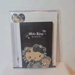 サンリオ　ハローキティ　レターセット　ギャルみブラック
