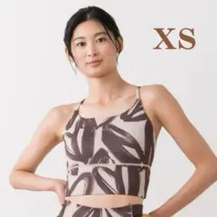 SUKALA 新品 ハートプリントセパレートタンクトップ Lサイズ　ブラウン SUKALA 新品 ハートプリントセパレートタンクトップ Lサイズ ブラウン