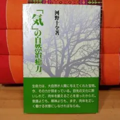 「気」の自然治癒力 河野十全著