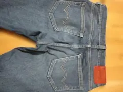 EDWIN　JERSEYS スキニーデニム ブルー レッドストライプ