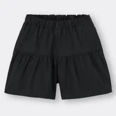 新品未使用 美品 GU ジーユー GIRLSティアードキュロット キッズ 子供服