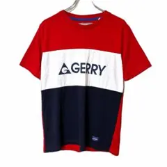 GERRY ジェリー 半袖Tシャツ トリコロールカラー ロゴプリント サイズLLのサムネイル