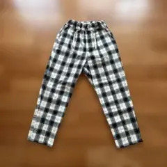 チェック柄 ロングパンツ キッズのサムネイル