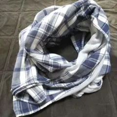 north object チェック柄 ストール