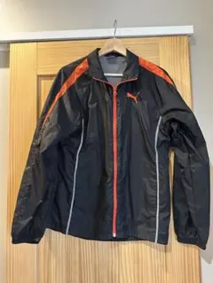 PUMA ウィンドブレーカー M ブラック/オレンジ 上下セット