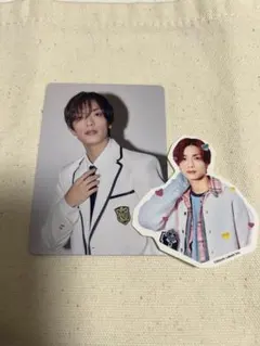 なにわ男子　HARD WORKファミクラ盤　トレカ　フレークシール　高橋恭平