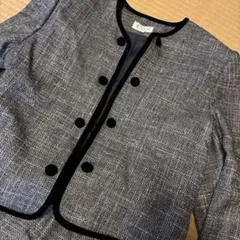 グレー系ツイードジャケットスカートセット　入園式　卒園式