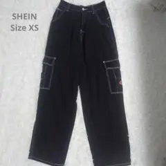 SHEIN WAKE JEANS カーゴパンツ XS 黒