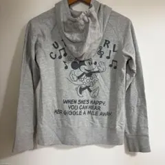 ディズニー　グレーパーカー　ミニー　154-162cm