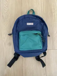 キッズリュック ネイビーとグリーン