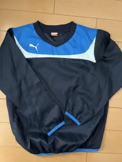 PUMA ピステ・ウィンドブレーカー 140サイズ 黒/青