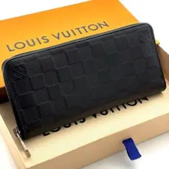 美品　ルイヴィトン　ポルトフォイユジェイムス　ダミエ　アンフィニ　ブラック LOUIS VUITTON（ルイ・ヴィトン） 並行輸入 2つ折り財布 ダミエ