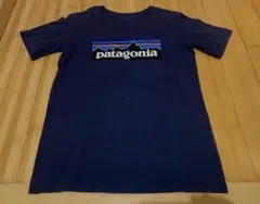 【訳ありジュニアXL】Patagonia Tシャツ ネイビーのサムネイル