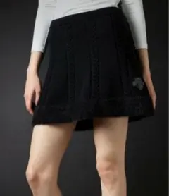 未使用 タグ付き デサントゴルフ リュクス ケーブルニット スカート カシミヤ 未使用 タグ付き デサントゴルフ リュクス ケーブルニット