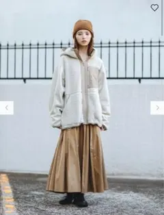 UNIQLO WhiteMountaineering フリースフルジップパーカS