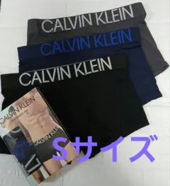 CALVIN KLEIN　 ボクサーパンツ　Sサイズ　 3枚セット黒、グレー、紺