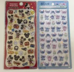 【正規品】ミッキー　プチドロステッカー　スティッチボンボンドロップシールmini