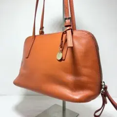 ADMJ オレンジ ハンドバッグ ショルダーバッグ 南京錠 カデナ - メルカリ