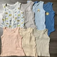 肌着ロンパース 70〜80サイズ 7点まとめ売り