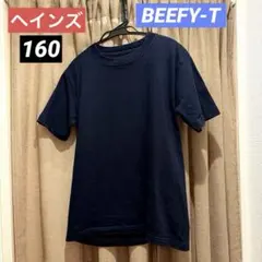Hanes BEEFY-T Tシャツ ネイビー 160cmのサムネイル