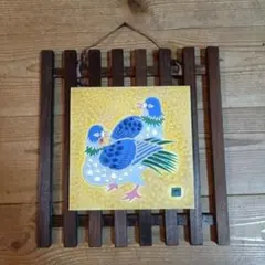 アートプレート 鳥のデザイン