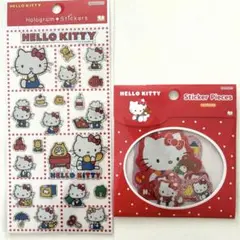 ハローキティ ホログラムシール&ピースシール