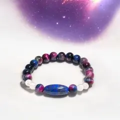 12月誕生石　ラピスラズリ　パワーストーン　ブレスレット