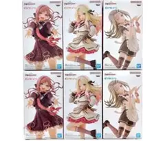 姫崎莉波 十王星南 篠澤広 ESPRESTO フィギュア　6個