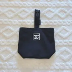 中古 シャネル ミニトート ブラック ノベルティ