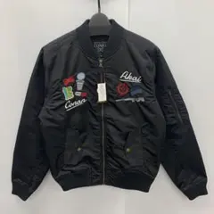 新品★メンズ★LLサイズ★名探偵コナン★MA-1フライトブルゾン 黒