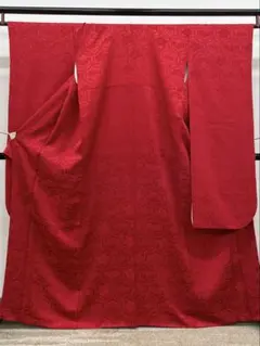 無地振袖 シンプル 松竹梅 赤系 身丈162cm 撥水加工済 HKT309 - メルカリ