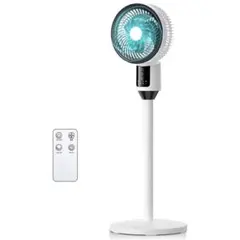 サーキュレーター 静音 DCモーター 20畳 3D首振り 扇風機 風量調節 軽量