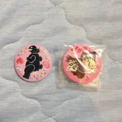 クレヨンしんちゃん 刺繍缶バッジ 2個セット