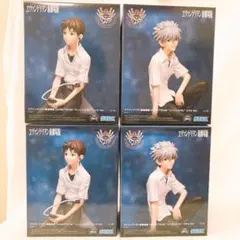 【4個】ヱヴァンゲリヲン新劇場版 VIGNETTEUM シンジとカヲルフィギュア