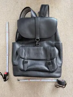 コーチ　 黒 レザー リュック