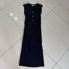 JULIA BOUTIQUE ノースリーブ リブニット ワンピースのサムネイル