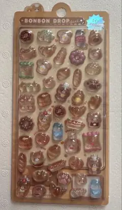 ボンボンドロップシール　ほかほかボンボン　パン　パン屋さん　ベーカリーくま